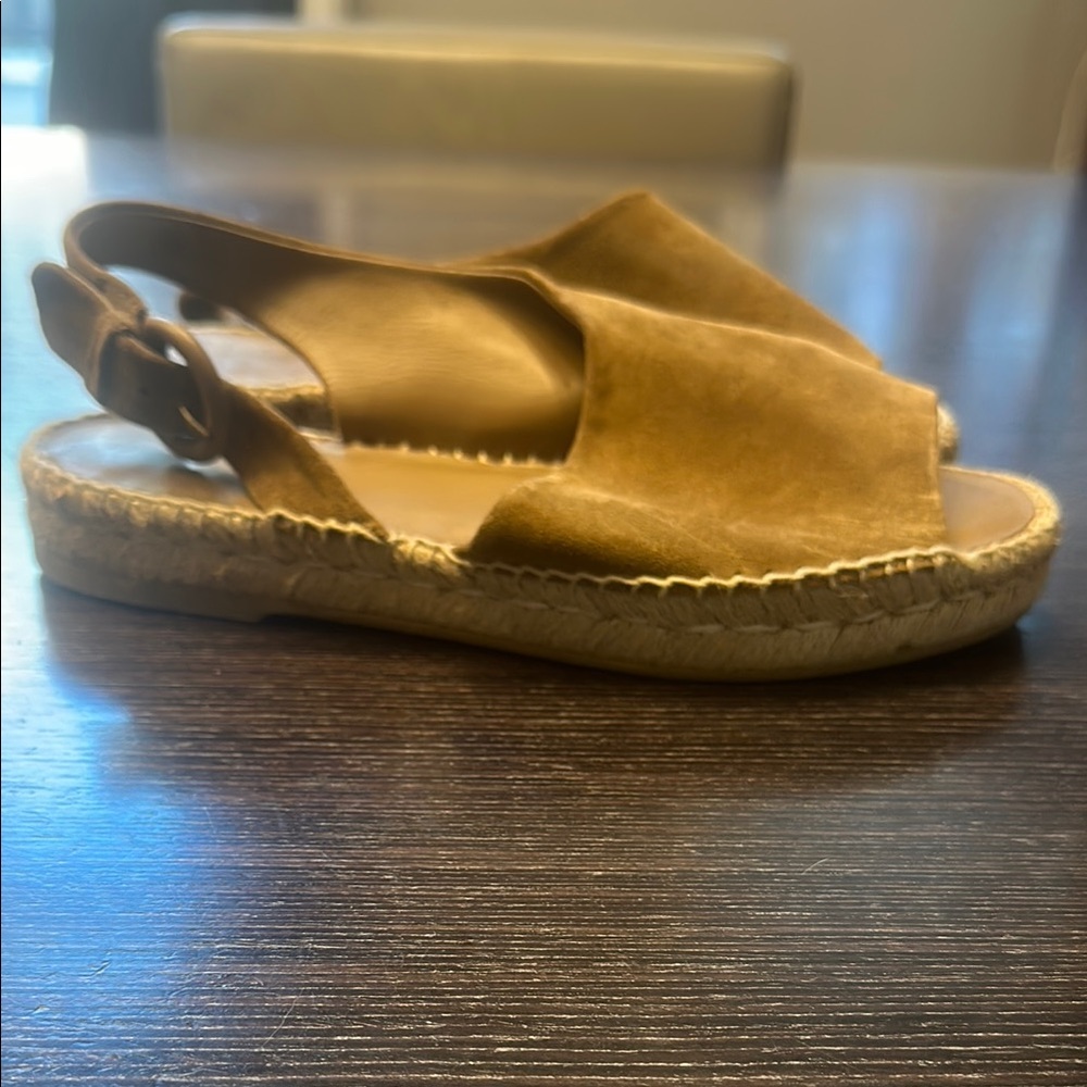 Women's Tan Espadrille Sandals